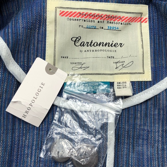 Anthropologie Cartonnier Winona Embroidered Blazer - Picture 5 of 8